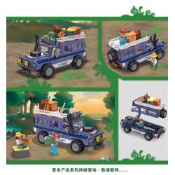 JIESTAR 59215 non  NGOÀI TRỜI BUỔI HÒA NHẠC bộ đồ chơi xếp lắp ráp ghép mô hình City Thành Phố 379 khối