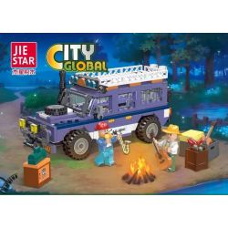 JIESTAR 59215 non  NGOÀI TRỜI BUỔI HÒA NHẠC bộ đồ chơi xếp lắp ráp ghép mô hình City Thành Phố 379 khối