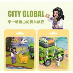 JIESTAR 59215 non  NGOÀI TRỜI BUỔI HÒA NHẠC bộ đồ chơi xếp lắp ráp ghép mô hình City Thành Phố 379 khối