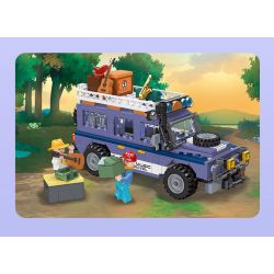 JIESTAR 59215 non  NGOÀI TRỜI BUỔI HÒA NHẠC bộ đồ chơi xếp lắp ráp ghép mô hình City Thành Phố 379 khối