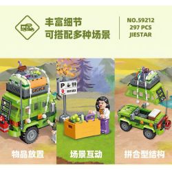 JIESTAR 59214 non  NGOÀI TRỜI ĐI CHƠI bộ đồ chơi xếp lắp ráp ghép mô hình City Thành Phố 353 khối