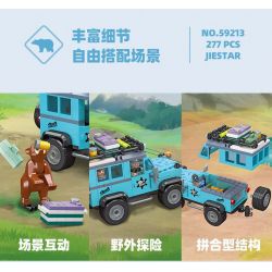 JIESTAR 59214 non  NGOÀI TRỜI ĐI CHƠI bộ đồ chơi xếp lắp ráp ghép mô hình City Thành Phố 353 khối