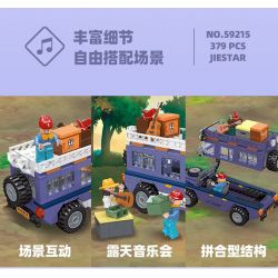 JIESTAR 59214 non  NGOÀI TRỜI ĐI CHƠI bộ đồ chơi xếp lắp ráp ghép mô hình City Thành Phố 353 khối