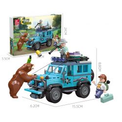 JIESTAR 59213 non  NGOÀI TRỜI CUỘC PHIÊU LƯU HOANG DÃ bộ đồ chơi xếp lắp ráp ghép mô hình City Thành Phố 277 khối