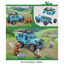 JIESTAR 59213 non  NGOÀI TRỜI CUỘC PHIÊU LƯU HOANG DÃ bộ đồ chơi xếp lắp ráp ghép mô hình City Thành Phố 277 khối