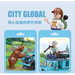 JIESTAR 59213 non  NGOÀI TRỜI CUỘC PHIÊU LƯU HOANG DÃ bộ đồ chơi xếp lắp ráp ghép mô hình City Thành Phố 277 khối