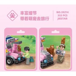 JIESTAR 59213 non  NGOÀI TRỜI CUỘC PHIÊU LƯU HOANG DÃ bộ đồ chơi xếp lắp ráp ghép mô hình City Thành Phố 277 khối