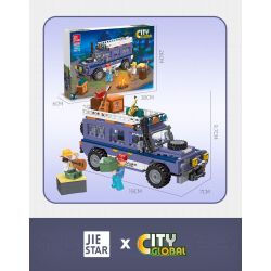 JIESTAR 59213 non  NGOÀI TRỜI CUỘC PHIÊU LƯU HOANG DÃ bộ đồ chơi xếp lắp ráp ghép mô hình City Thành Phố 277 khối