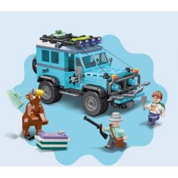 JIESTAR 59212 non  NGOÀI TRỜI CẮM TRẠI VÀ RVING bộ đồ chơi xếp lắp ráp ghép mô hình City Thành Phố 297 khối