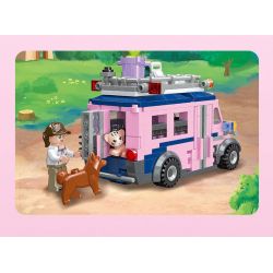 JIESTAR 59212 non  NGOÀI TRỜI CẮM TRẠI VÀ RVING bộ đồ chơi xếp lắp ráp ghép mô hình City Thành Phố 297 khối