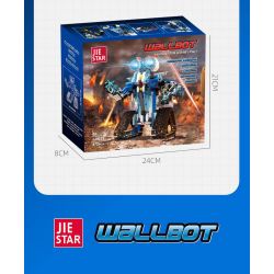 JIESTAR JJ9021 9021 non  ROBOT THU THẬP THÔNG TIN bộ đồ chơi xếp lắp ráp ghép mô hình  WALLBOT Kỹ Thuật Công Nghệ Cao Mô Hình Phương Tiện 472 khối