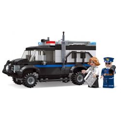 JIESTAR 54113 non  THÀNH PHỐ TOÀN CẦU XE CHỐNG CHÁY NỔ bộ đồ chơi xếp lắp ráp ghép mô hình City RIOT TRUCK 200 khối