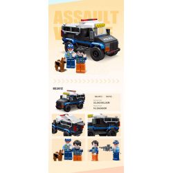 JIESTAR 54113 non  THÀNH PHỐ TOÀN CẦU XE CHỐNG CHÁY NỔ bộ đồ chơi xếp lắp ráp ghép mô hình City RIOT TRUCK 200 khối