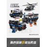 JIESTAR 54111 non  THÀNH PHỐ TOÀN CẦU TRỰC THĂNG SWAT bộ đồ chơi xếp lắp ráp ghép mô hình City POLICE HELICOPTER 194 khối