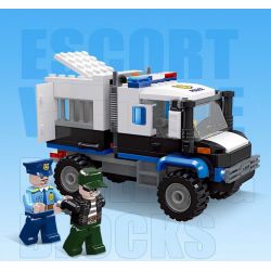 JIESTAR 54111 non  THÀNH PHỐ TOÀN CẦU TRỰC THĂNG SWAT bộ đồ chơi xếp lắp ráp ghép mô hình City POLICE HELICOPTER 194 khối