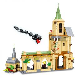 JIESTAR JJ9024 9024 non  SÂN TRƯỜNG HOGWARTS bộ đồ chơi xếp lắp ráp ghép mô hình Harry Potter MAGIC COURTYARD Chú Bé Phù Thủy 540 khối