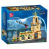 JIESTAR JJ9024 9024 non  SÂN TRƯỜNG HOGWARTS bộ đồ chơi xếp lắp ráp ghép mô hình Harry Potter MAGIC COURTYARD Chú Bé Phù Thủy 540 khối