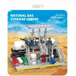 JIESTAR JJ9016 9016 non  NHÀ MÁY HÓA CHẤT TRẠM VẬN CHUYỂN KHÍ TỰ NHIÊN bộ đồ chơi xếp lắp ráp ghép mô hình City CHEMICAL PLANT LOADING STATION Thành Phố 721 khối