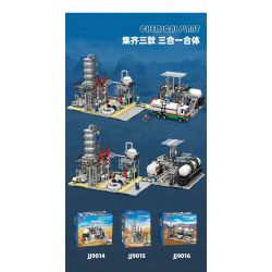 JIESTAR JJ9015 9015 non  NHÀ MÁY HÓA CHẤT PHÒNG THÍ NGHIỆM KHÍ ĐỐT TỰ NHIÊN bộ đồ chơi xếp lắp ráp ghép mô hình City CHEMICAL PLANT CHEMICALS LABORATORY Thành Phố 717 khối