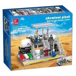 JIESTAR JJ9014 9014 non  NHÀ MÁY HÓA CHẤT TRUNG TÂM LƯU TRỮ KHÍ ĐỐT TỰ NHIÊN bộ đồ chơi xếp lắp ráp ghép mô hình City CHEMICAL PLANT NATURAL GAS STORAGE CENTER Thành Phố 704 khối