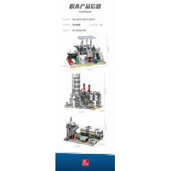 JIESTAR JJ9014 9014 non  NHÀ MÁY HÓA CHẤT TRUNG TÂM LƯU TRỮ KHÍ ĐỐT TỰ NHIÊN bộ đồ chơi xếp lắp ráp ghép mô hình City CHEMICAL PLANT NATURAL GAS STORAGE CENTER Thành Phố 704 khối