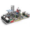 JIESTAR JJ9014 9014 non  NHÀ MÁY HÓA CHẤT TRUNG TÂM LƯU TRỮ KHÍ ĐỐT TỰ NHIÊN bộ đồ chơi xếp lắp ráp ghép mô hình City CHEMICAL PLANT NATURAL GAS STORAGE CENTER Thành Phố 704 khối