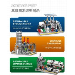 JIESTAR JJ9014 9014 non  NHÀ MÁY HÓA CHẤT TRUNG TÂM LƯU TRỮ KHÍ ĐỐT TỰ NHIÊN bộ đồ chơi xếp lắp ráp ghép mô hình City CHEMICAL PLANT NATURAL GAS STORAGE CENTER Thành Phố 704 khối