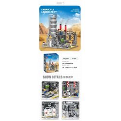 JIESTAR JJ9014 9014 non  NHÀ MÁY HÓA CHẤT TRUNG TÂM LƯU TRỮ KHÍ ĐỐT TỰ NHIÊN bộ đồ chơi xếp lắp ráp ghép mô hình City CHEMICAL PLANT NATURAL GAS STORAGE CENTER Thành Phố 704 khối