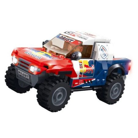 GUDI 10705A 10705B 10705C 10705D non  ĐUA XE THÀNH PHỐ 4 LOẠI WAR TIGER GREEN SHADOW SANDSTORM GUSTFUL WIND bộ đồ chơi xếp lắp ráp ghép mô hình Racers SPEED RACER Đua Tốc Độ 740 khối