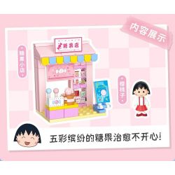 WEKKI 516414 non  CHIBI MARUKO-CHAN HỘP MÙ TIỆC NGOÀI VƯỜN NGÀY LỄ bộ đồ chơi xếp lắp ráp ghép mô hình Movie & Game Phim Và Trò Chơi