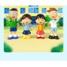 WEKKI 516413 non  CHIBI MARUKO-CHAN PHÒNG KHÁCH CỦA bộ đồ chơi xếp lắp ráp ghép mô hình Movie & Game Phim Và Trò Chơi