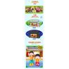 WEKKI 516413 non  CHIBI MARUKO-CHAN PHÒNG KHÁCH CỦA bộ đồ chơi xếp lắp ráp ghép mô hình Movie & Game Phim Và Trò Chơi