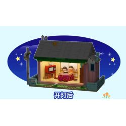 WEKKI 516413 non  CHIBI MARUKO-CHAN PHÒNG KHÁCH CỦA bộ đồ chơi xếp lắp ráp ghép mô hình Movie & Game Phim Và Trò Chơi