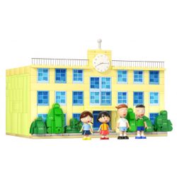 WEKKI 516412 non  CHIBI MARUKO-CHAN LỚP (4) NĂM THỨ BA CỦA bộ đồ chơi xếp lắp ráp ghép mô hình Movie & Game Phim Và Trò Chơi