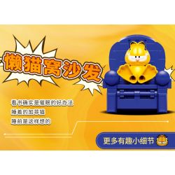 SLUBAN M38-B1221 B1221 1221 M38B1221 38-B1221 non  MÔ HÌNH GARFIELD 6 bộ đồ chơi xếp lắp ráp ghép mô hình Movie & Game Phim Và Trò Chơi