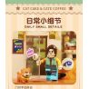 DECOOL BRICKCOOL 88006 non  QUÁN CÀ PHÊ MÈO bộ đồ chơi xếp lắp ráp ghép mô hình CUTE PET COFFEE SHOP