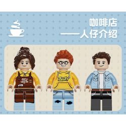DECOOL BRICKCOOL 88006 non  QUÁN CÀ PHÊ MÈO bộ đồ chơi xếp lắp ráp ghép mô hình CUTE PET COFFEE SHOP
