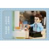 DECOOL BRICKCOOL 88006 non  QUÁN CÀ PHÊ MÈO bộ đồ chơi xếp lắp ráp ghép mô hình CUTE PET COFFEE SHOP