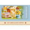 DECOOL BRICKCOOL 88006 non  QUÁN CÀ PHÊ MÈO bộ đồ chơi xếp lắp ráp ghép mô hình CUTE PET COFFEE SHOP