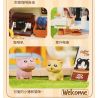 DECOOL BRICKCOOL 88006 non  QUÁN CÀ PHÊ MÈO bộ đồ chơi xếp lắp ráp ghép mô hình CUTE PET COFFEE SHOP