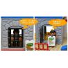 HYSTOYS HONGYUANSHENG AOLEDUOTOYS HG-1485 1485 HG1485 Xếp hình kiểu    Police Station Trại Giam Của Cảnh Sát Có Bàn Hộp 45 khối