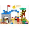 HYSTOYS HONGYUANSHENG AOLEDUOTOYS HG-1485 1485 HG1485 Xếp hình kiểu    Police Station Trại Giam Của Cảnh Sát Có Bàn Hộp 45 khối