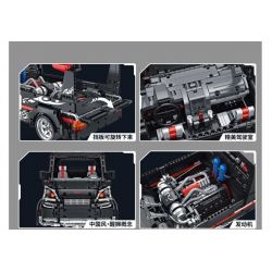 PanlosBrick 685012 Panlos Brick 685012 non  WULING ĐƯỢC ỦY QUYỀN XE BÁN TẢI SỬA ĐỔI MÀU ĐEN BLACK WARRIOR tỷ lệ 1:10 bộ đồ chơi xếp lắp ráp ghép mô hình  WULING AUTHORIZED Kỹ Thuật Công Nghệ Cao Mô Hình Phương Tiện 3072 khối