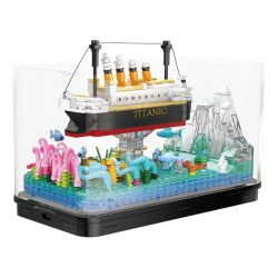 ZHEGAO 662009 non  CHUYẾN ĐI MƠ ƯỚC bộ đồ chơi xếp lắp ráp ghép mô hình OCEAN VIEW BOAT DREAM TRIP 579 khối