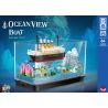 ZHEGAO 662009 non  CHUYẾN ĐI MƠ ƯỚC bộ đồ chơi xếp lắp ráp ghép mô hình OCEAN VIEW BOAT DREAM TRIP 579 khối