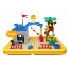 HYSTOYS HONGYUANSHENG AOLEDUOTOYS HG-1485 1485 HG1485 Xếp hình kiểu    Police Station Trại Giam Của Cảnh Sát Có Bàn Hộp 45 khối