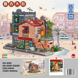 ZHEGAO 612015 non  ĐƯỜNG PHỐ CỔ ĐIỂN bộ đồ chơi xếp lắp ráp ghép mô hình Creator Sáng Tạo 3209 khối