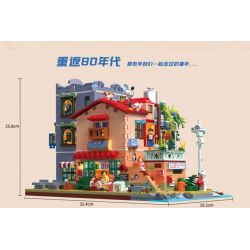 ZHEGAO 612015 non  ĐƯỜNG PHỐ CỔ ĐIỂN bộ đồ chơi xếp lắp ráp ghép mô hình Creator Sáng Tạo 3209 khối