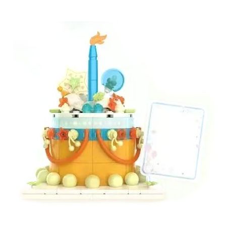 JAKI JK5638 5638 non  BÁNH TIÊN SẦU RIÊNG bộ đồ chơi xếp lắp ráp ghép mô hình