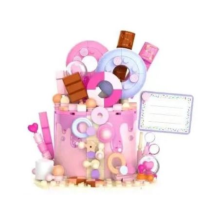 JAKI JK5635 5635 non  BÁNH BONG BÓNG TÌNH YÊU bộ đồ chơi xếp lắp ráp ghép mô hình